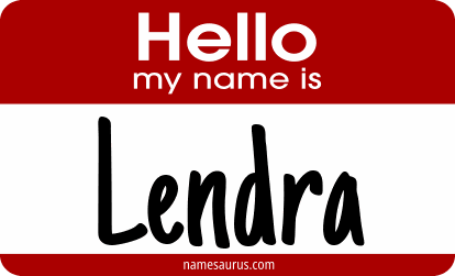 Hello my name is Lendra png download