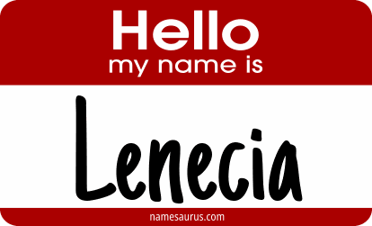 Hello my name is Lenecia png download