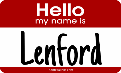Hello my name is Lenford png download