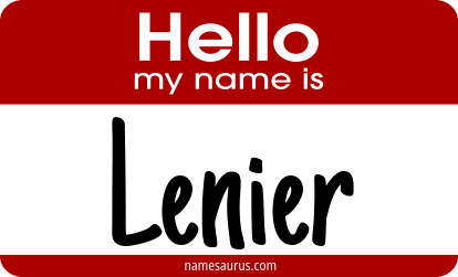 Hello my name is Lenier png download