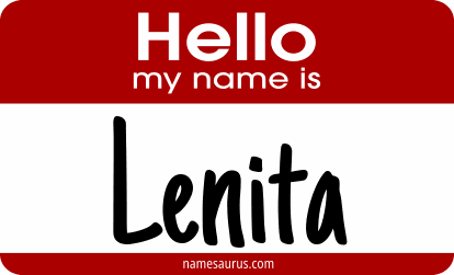 Hello my name is Lenita png download