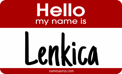 Hello my name is Lenkica png download