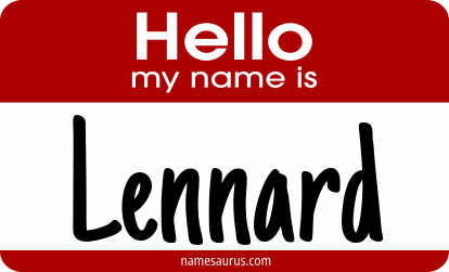 Hello my name is Lennard png download