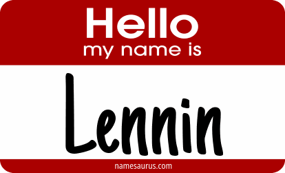 Hello my name is Lennin png download