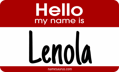Hello my name is Lenola png download