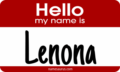 Hello my name is Lenona png download