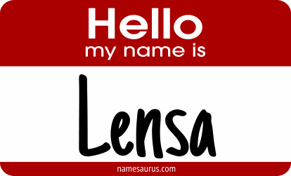 Hello my name is Lensa png download
