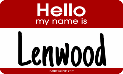 Hello my name is Lenwood png download
