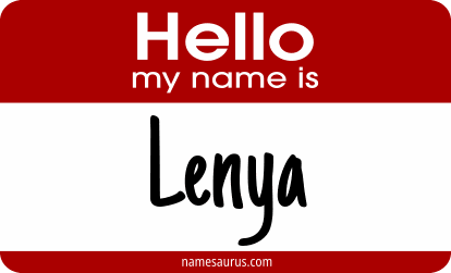 Hello my name is Lenya png download