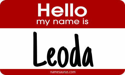 Hello my name is Leoda png download