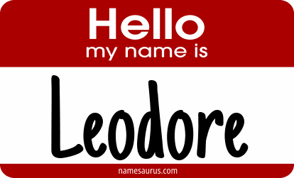 Hello my name is Leodore png download