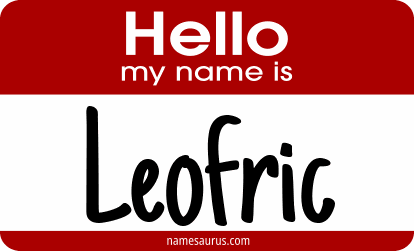 Hello my name is Leofric png download