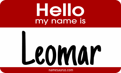 Hello my name is Leomar png download