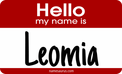 Hello my name is Leomia png download