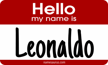 Hello my name is Leonaldo png download