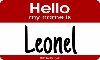 Hello my name is Leonel png download