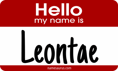 Hello my name is Leontae png download