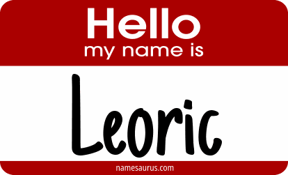 Hello my name is Leoric png download