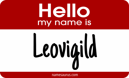Hello my name is Leovigild png download