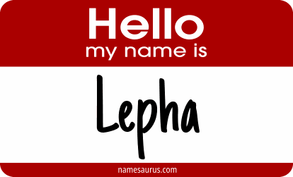 Hello my name is Lepha png download