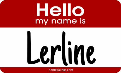 Hello my name is Lerline png download
