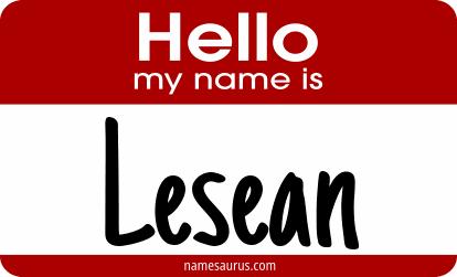 Hello my name is Lesean png download