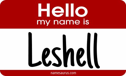 Hello my name is Leshell png download