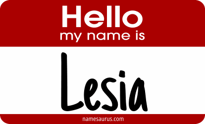 Hello my name is Lesia png download