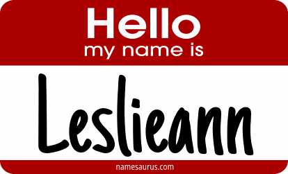 Hello my name is Leslieann png download