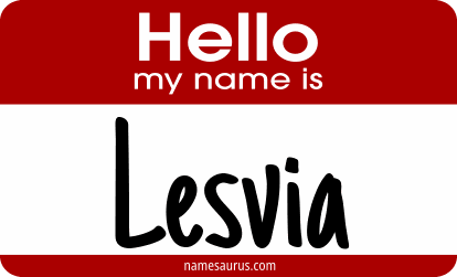 Hello my name is Lesvia png download