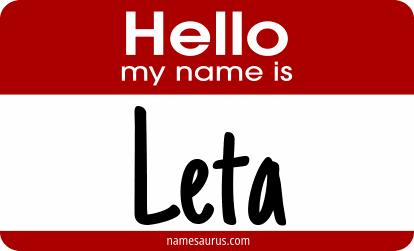 Hello my name is Leta png download