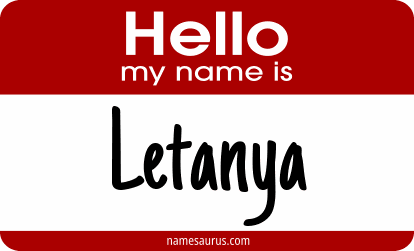 Hello my name is Letanya png download