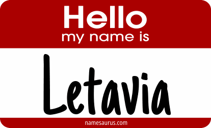 Hello my name is Letavia png download
