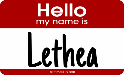 Hello my name is Lethea png download