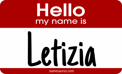 Hello my name is Letizia png download