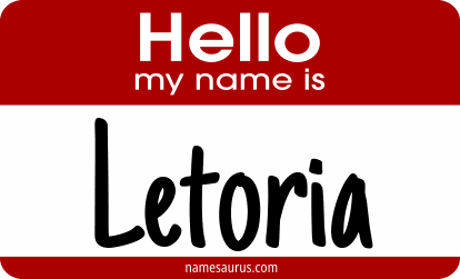 Hello my name is Letoria png download