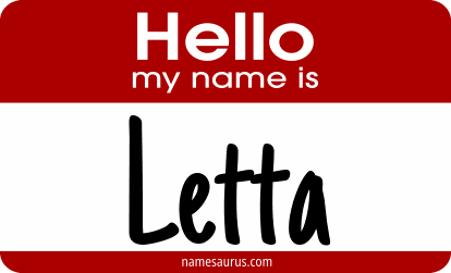 Hello my name is Letta png download
