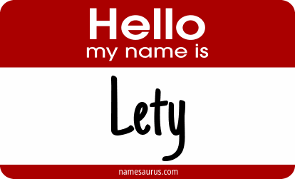 Hello my name is Lety png download