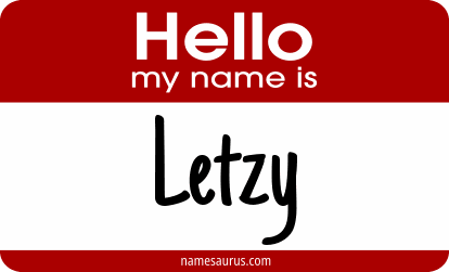 Hello my name is Letzy png download