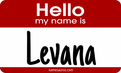 Hello my name is Levana png download