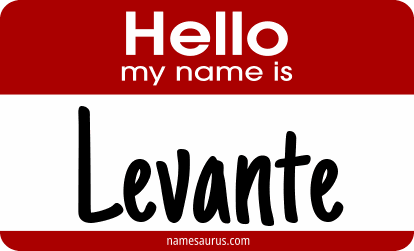 Hello my name is Levante png download