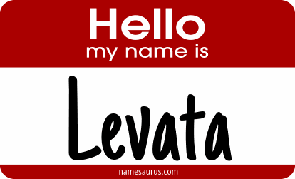 Hello my name is Levata png download