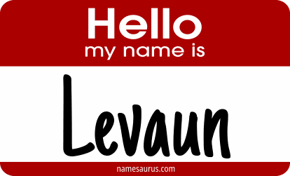 Hello my name is Levaun png download