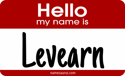 Hello my name is Levearn png download