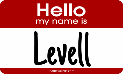 Hello my name is Levell png download