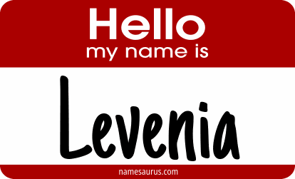Hello my name is Levenia png download
