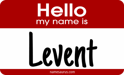 Hello my name is Levent png download