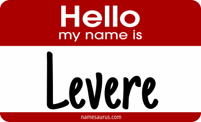 Hello my name is Levere png download