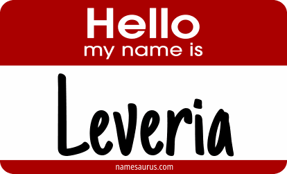 Hello my name is Leveria png download