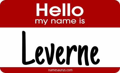 Hello my name is Leverne png download